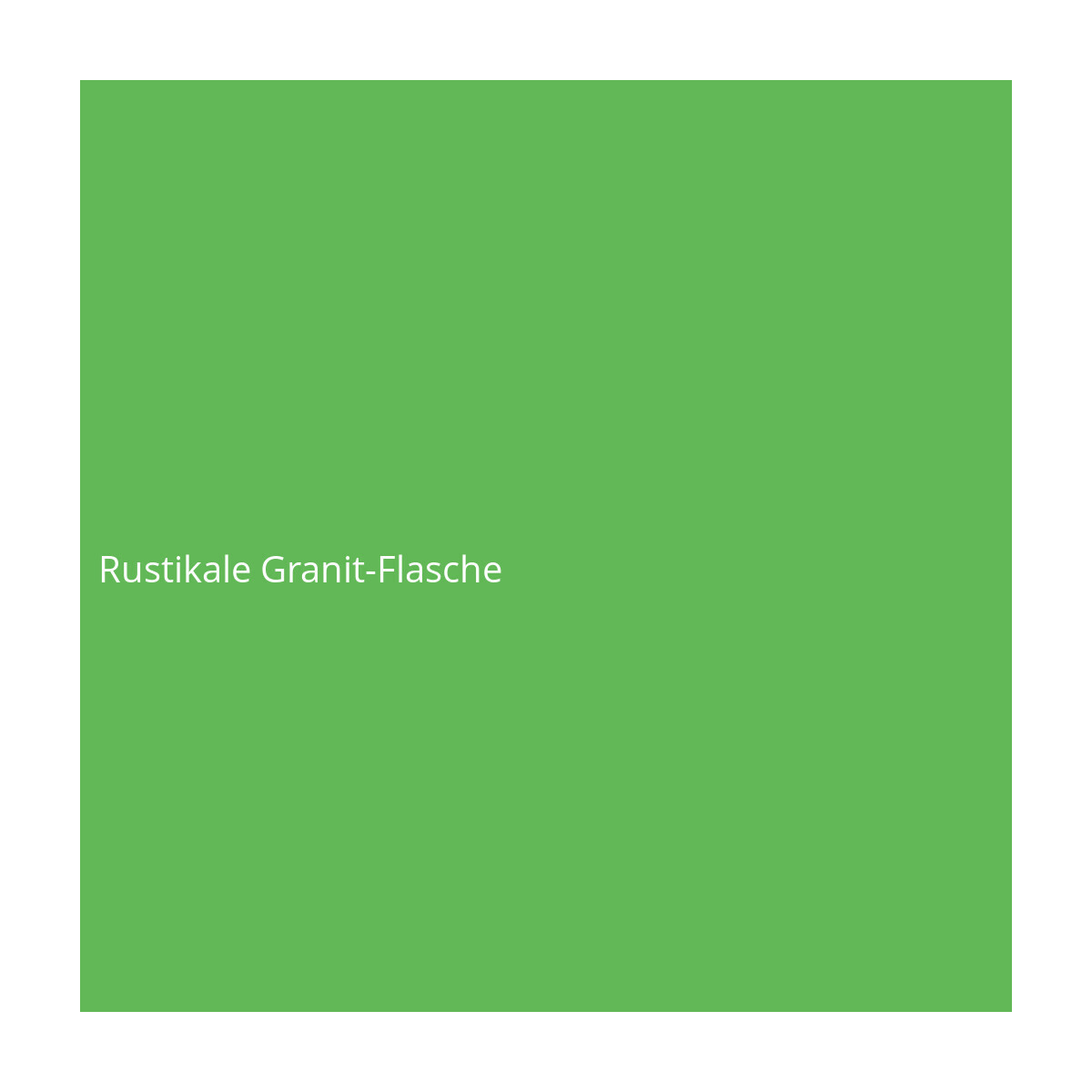 Rustikale Granit-Flasche