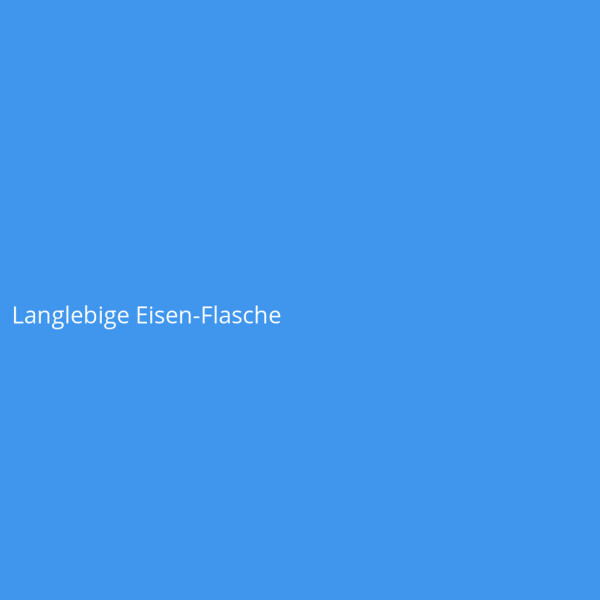Langlebige Eisen-Flasche