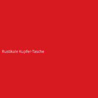 Rustikale Kupfer-Tasche