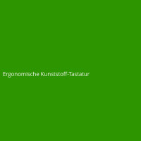 Ergonomische Kunststoff-Tastatur