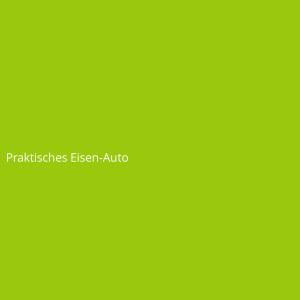 Praktisches Eisen-Auto